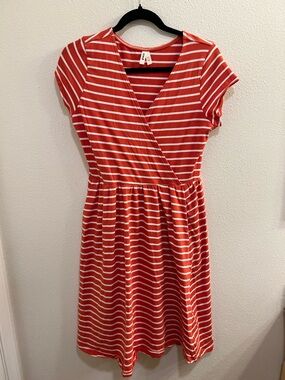 Pact Organic cotton faux Wrap dress